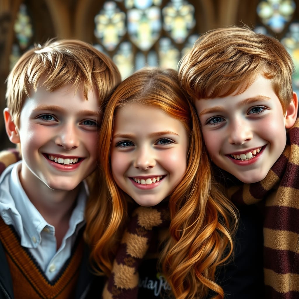 Photo des enfants Prewett